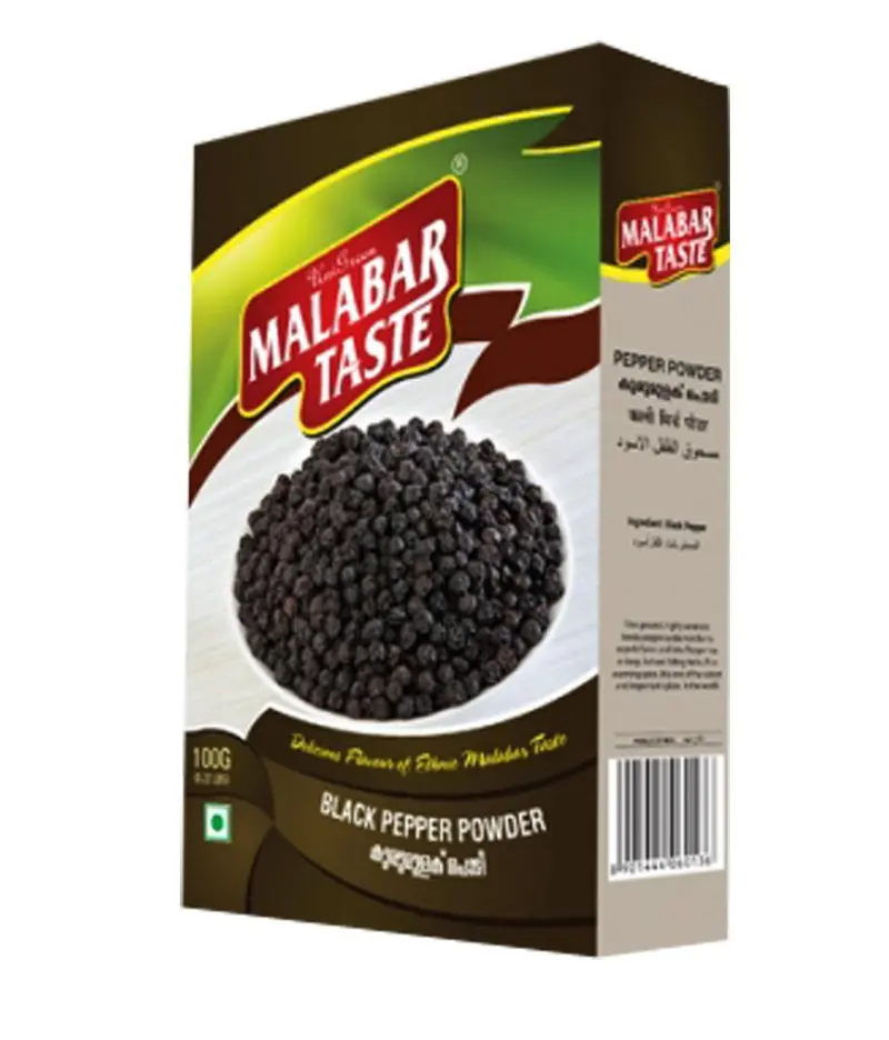 Malabar Taste Whole Black Pepper Powder – 100G 1