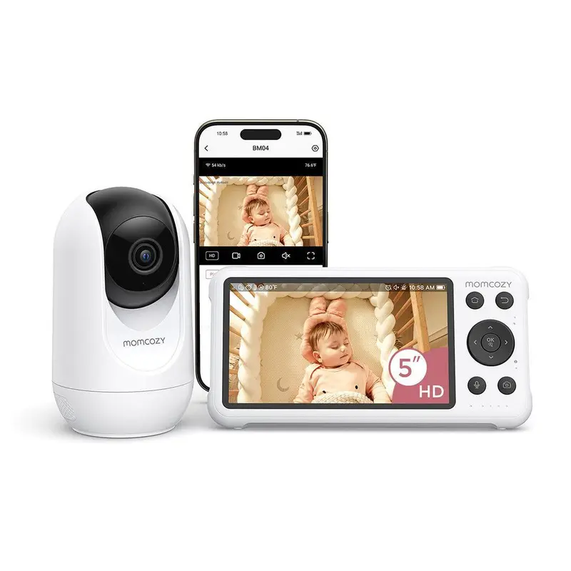 Momcozy Bm04 Baby Monitor With Hd Camera – Night Vision, Two-Way Audio 1