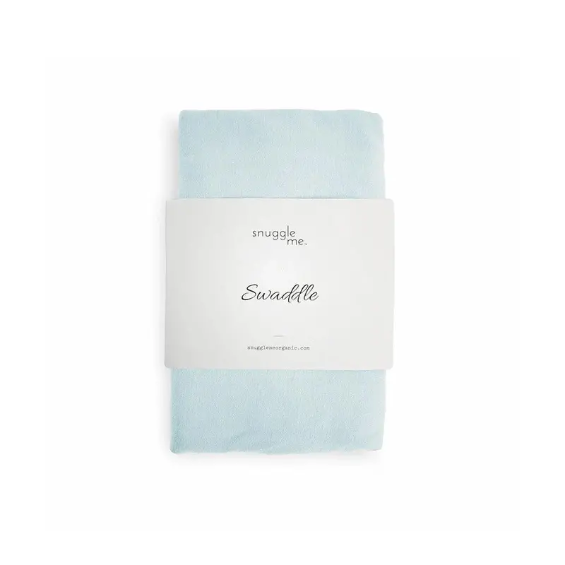 Snuggle Me Organic Cotton Swaddle In Bluebell 1